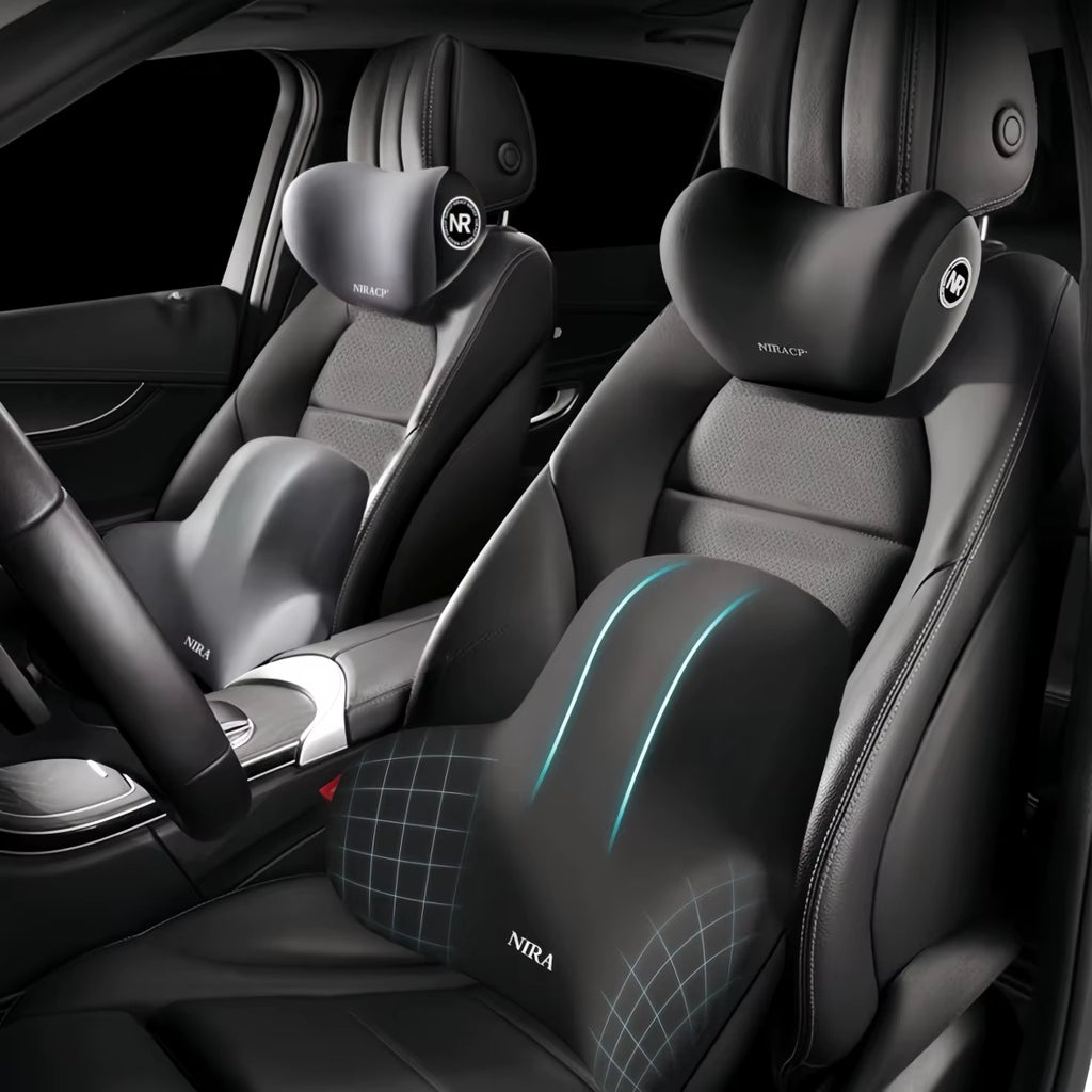 Car Memory Foam Lumbar Support Cushion