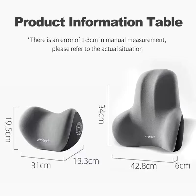 Car Memory Foam Lumbar Support Cushion